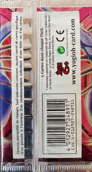 Booster - 'Le Feu du Cosmos' (back)