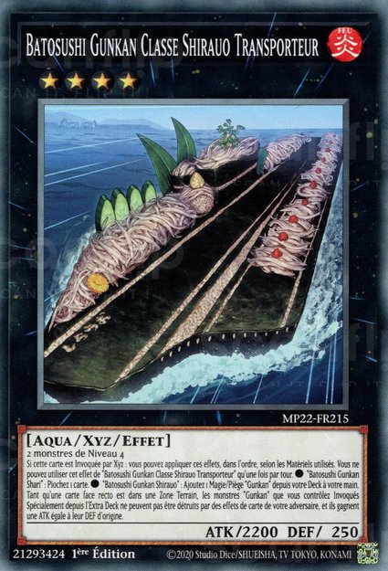 Batosushi Gunkan Classe Shirauo Transporteur