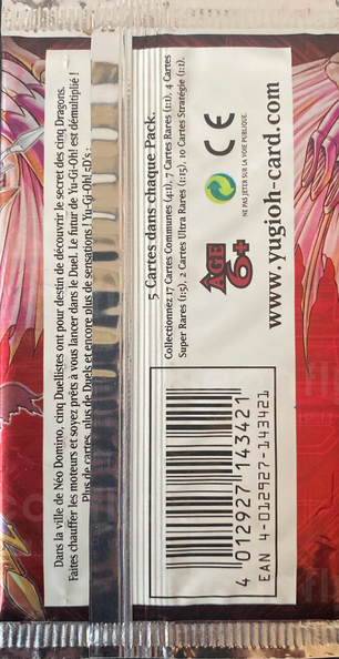 Booster - 'Pack du Duelliste - Yusei 2' (back)