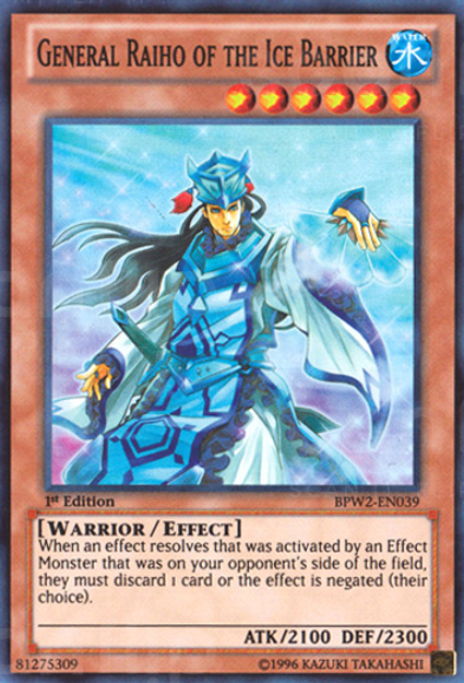 General Raiho of the Ice Barrier