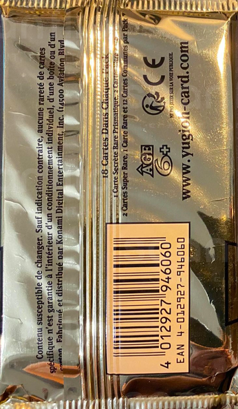 Booster Méga-Pack - 'Boîte des Dieux du Pharaon 2022' (back)