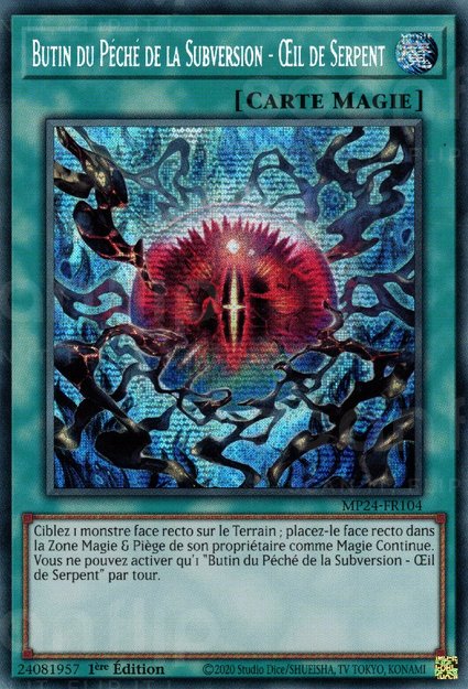 Butin du Péché de la Subversion - Oeil de Serpent