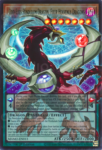 Odd-Eyes Pendulum Dragon, Four Heavenly Dragons