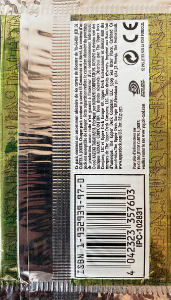 Booster - 'Avènement du Destin' (back)