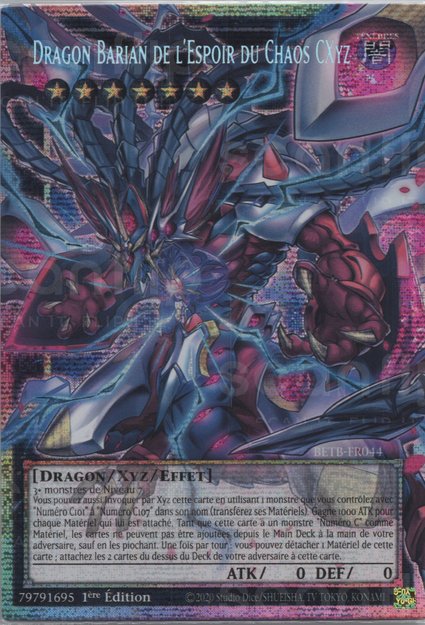 Dragon Barian de l'Espoir du Chaos CXyz