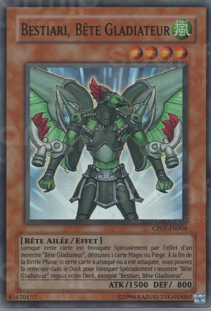 Bestiari, Bête Gladiateur