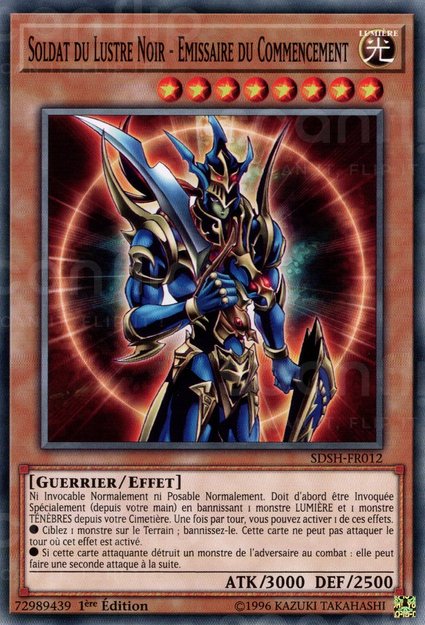 Soldat du Lustre Noir - Émissaire du Commencement