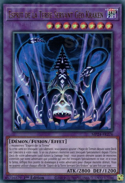 Esprit de la Terre Servant Géo Kraken