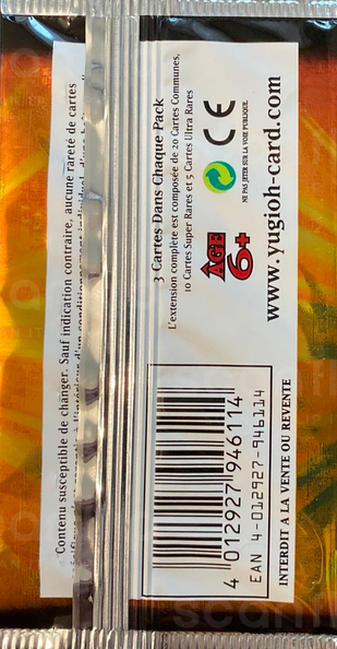 Booster - 'Speed Duel - Pack de Tournoi 3' (back)