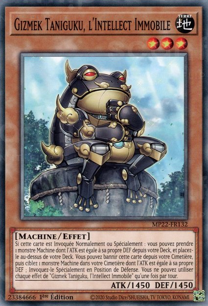 Gizmek Taniguku, l'Intellect Immobile