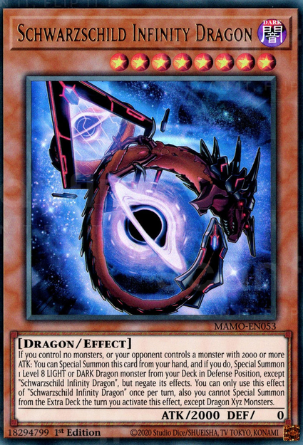 Dragon des Infinis Schwarzschild