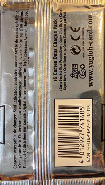 Booster Méga-Pack - 'Boîte Sarcophage Doré 2019' (back)