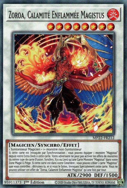 Zoroa, Calamité Enflammée Magistus