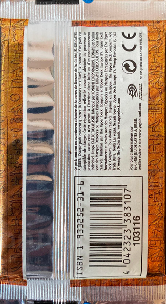 Booster - 'Le Millenaire Perdu' (back)