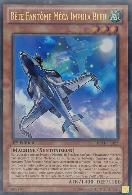 Bête Fantôme Méca Impula Bleu