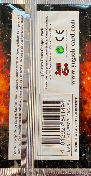 Booster - 'OTS Pack de Tournoi 3' (back)