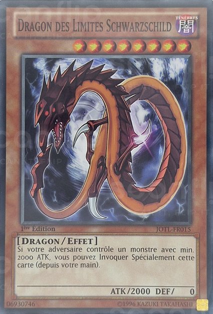 Dragon des Limites Schwarzschild