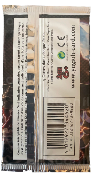 Booster - 'Collection Légendaire 4 - Le Monde de Joey Méga Pack' (back)