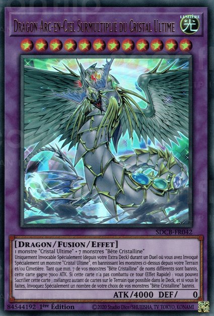 Dragon Arc-en-Ciel Surmultiplié du Cristal Ultime