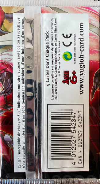 Booster - 'Tempête de Rage' (back)