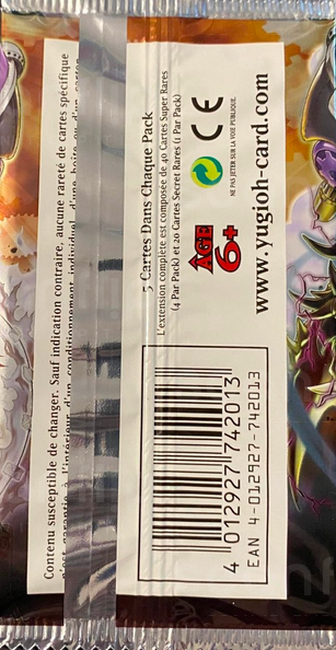 Booster - 'Les Poings des Gadgets' (back)