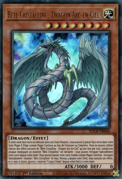 Bête Cristalline : Dragon Arc-en-Ciel