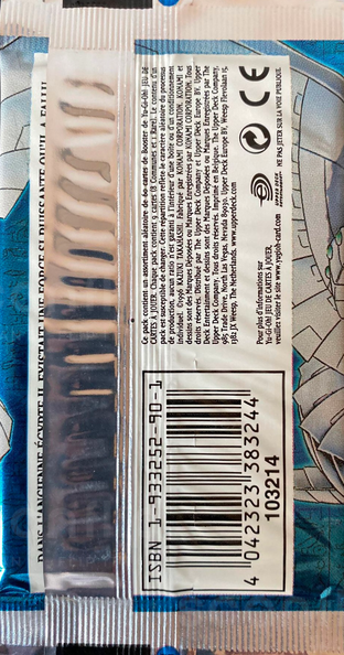 Booster - 'Révolution Cybernétique' (back)