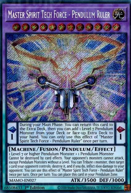 Force Tech Spirit Maîtresse - Souverain Pendule