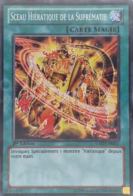 Sceau Hiératique de la Suprématie