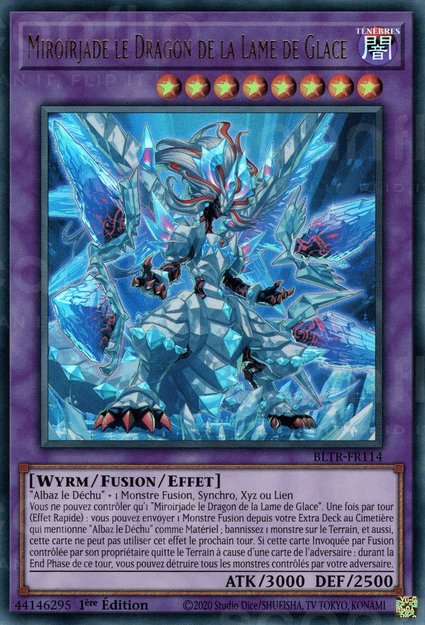 Miroirjade le Dragon de la Lame de Glace