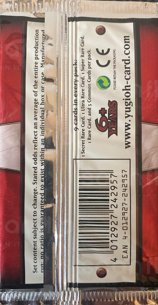 Booster - 'Collection Légendaire 2 - Les Années Duel Academie Méga Pack' (back)