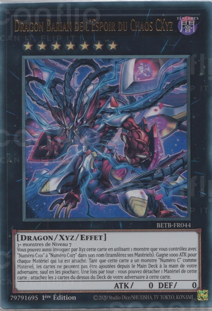 Dragon Barian de l'Espoir du Chaos CXyz