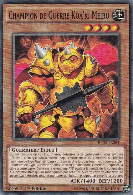 Champion de Guerre Koa'ki Meiru