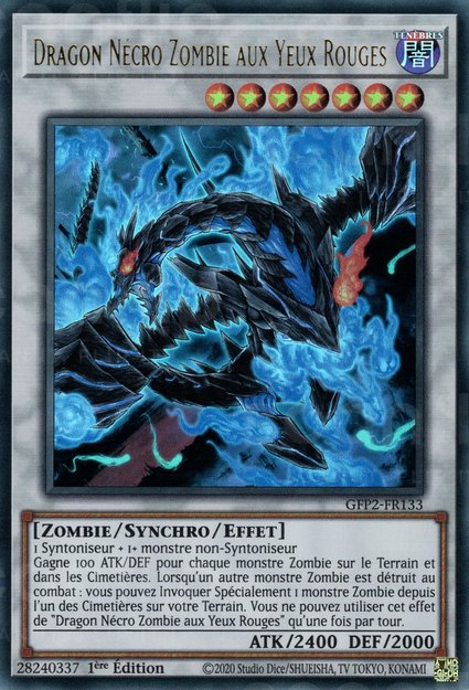 Dragon Nécro Zombie aux Yeux Rouges