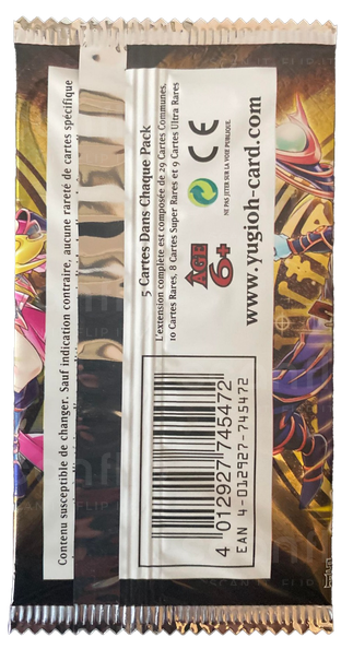 Booster - 'Duellistes Légendaires - Le Héros Magique' (back)