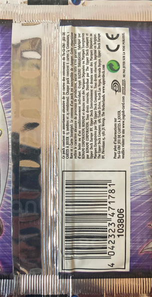 Booster - 'Pack du Duelliste - Chazz Princeton' (back)