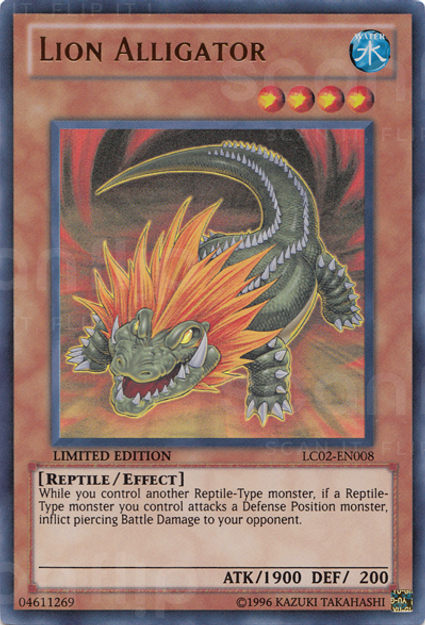 Lion Alligator