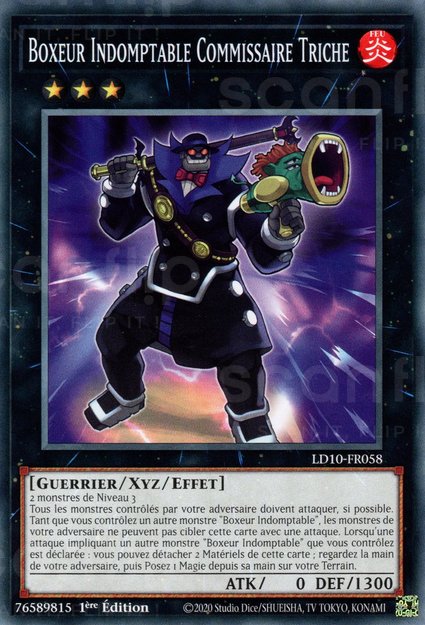 Boxeur Indomptable Commissaire Triche